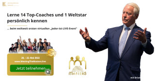 Meeting The Masters 2022 | Virtuelles "Jeder-ist-LIVE"-Event für Coaches